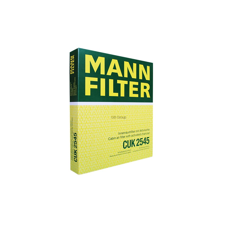 Filtre Habitacle MANN-FILTER CUK 2545 - Filtre à Pollen Charbon Actif Pour Voiture & Utilitaire