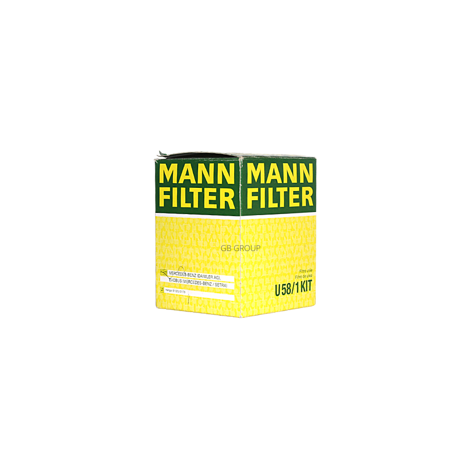 U58/1KIT Mann filtro para filtro de líquido de escape diésel DEF U58/1KIT Mann filtro para filtro de líquido de escape diésel DEF
