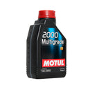 Motul 2000 Multigrade SAE 20W50 SL ACEA A2/B2 lubricante mineral botella de 1 litro 102769.