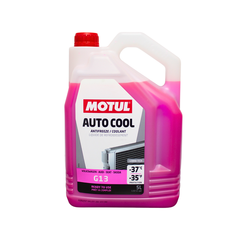 Motul Auto Cool VW G13 anticongelante-refrigerante 50% color rosa garrafa de 5 litros 111056.