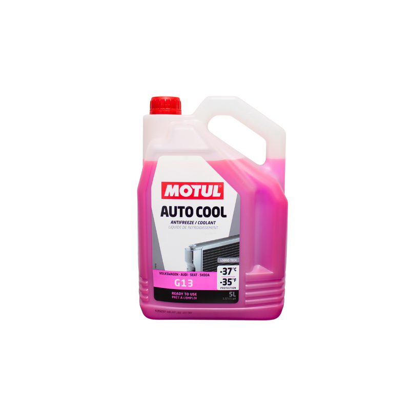 Motul Auto Cool VW G13 anticongelante-refrigerante 50% color rosa garrafa de 5 litros 111056.