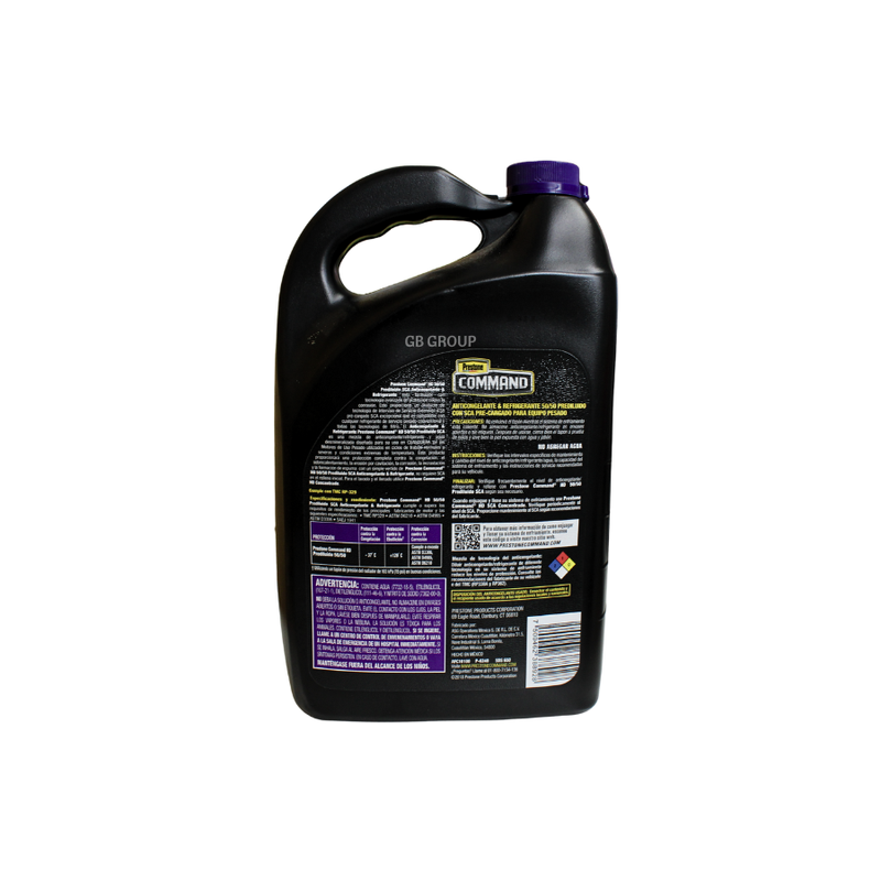 PRESTONE COMMAND ANTICONGELANTE-REFRIGERANTE MORADO CON SCA 50/50 GALON DE 3.78 ML. AFC10100/F