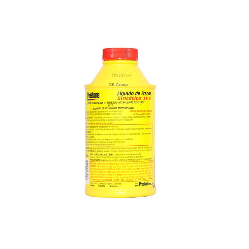 Prestone líquido para frenos LF3 DOT 3 botella de 350 ml. BF5000M3