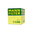 C15008 Mann filtro para aire de Seat Ibiza Bocanegra 4 cilindros, 1.4 litros 2011.14, VW Vento 4 cilindros TDI, 1.6  2014-18. CA10822 LX2831 A-31160 27.621.00. 6R0129620A.