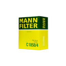 C1858/4 Mann filtro para aire de Nissan Platina 4 cilindros, 1.6 litros 2002-10. LX2574 CA9610 30.147.00 GA-291.1654600QAU