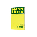 C3585 Mann filtro para aire Peugeot Partner Maxi 4 cilindros, 1.6 litros HDI 2012-17. GA-1444 F44-ATV LX2995 30.645.00. 9685468780.