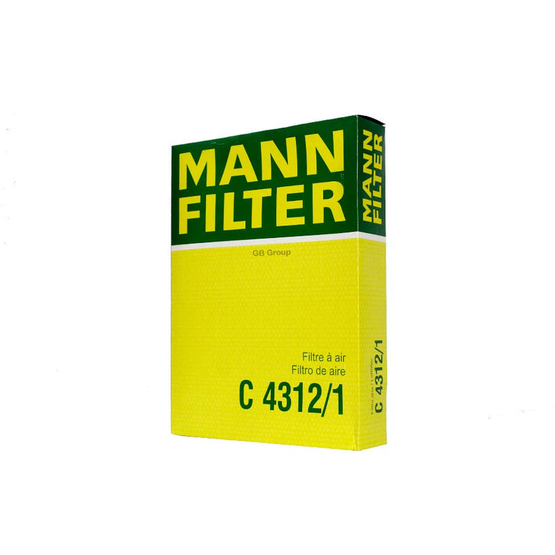 C4312/1 Mann filtro para aire de Mercedes Benz Sprinter 4 cilindros, motor OM651 2.1 litros diésel LA 2007-12. VW Crafter 4 cilindros, 2.0 litros diésel 2001-14. GAVW-651 LX1845 30.340.00. A0000903751