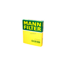 CU20006 Mann filtro para cabina de Fiat Mobi Mobi 3 cilindros, 1.0 litros 2021, Uno 4 cilindros 1.3 litros 2021. 51836363.