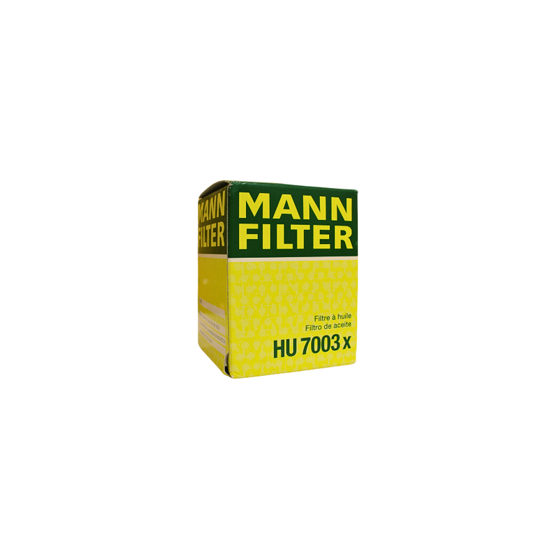 HU7003X Mann filtro para aceite de BMW118i 4 cilindros, 1.6 litros 2012-15. CH11461 OX825DECO. 11427605342.