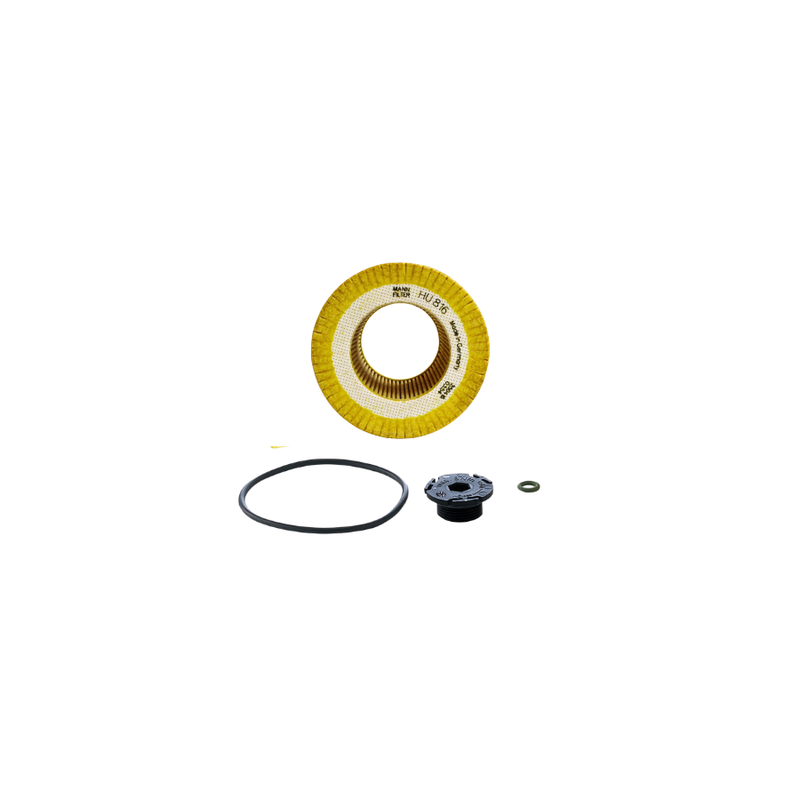 HU816ZKIT Mann filtro para aceite de BMW 125i M Sport 6 cilindros, 3.0 litros 2013-14. OX387D1 WL7509.
