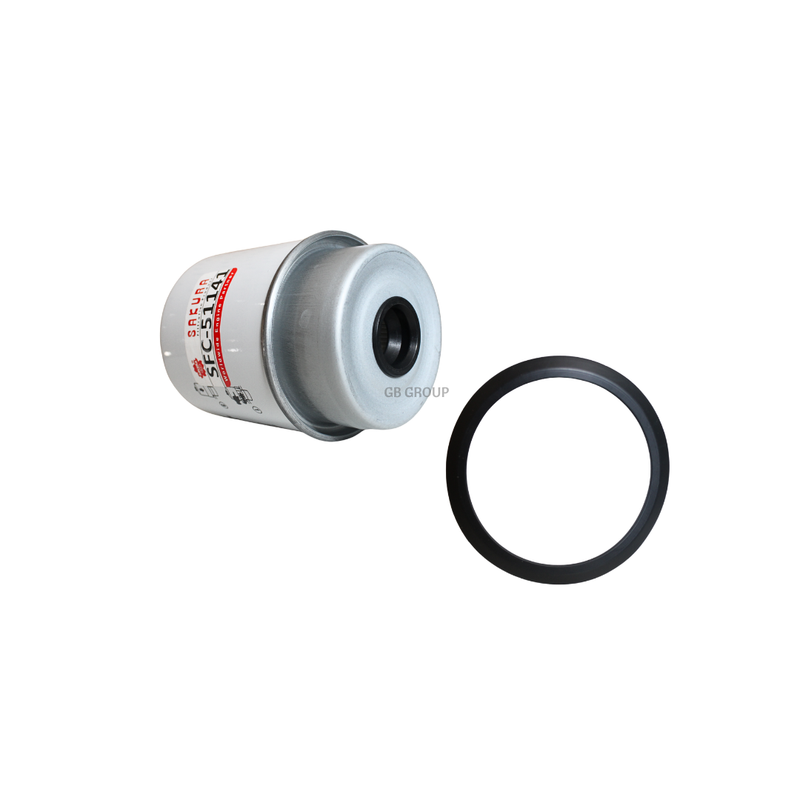 SFC-51141 Sakura filtro para combustible de tractores Massey Ferguson con motor Perkins. BF7681-D WF10127 100-6374 138-3100 87840591.