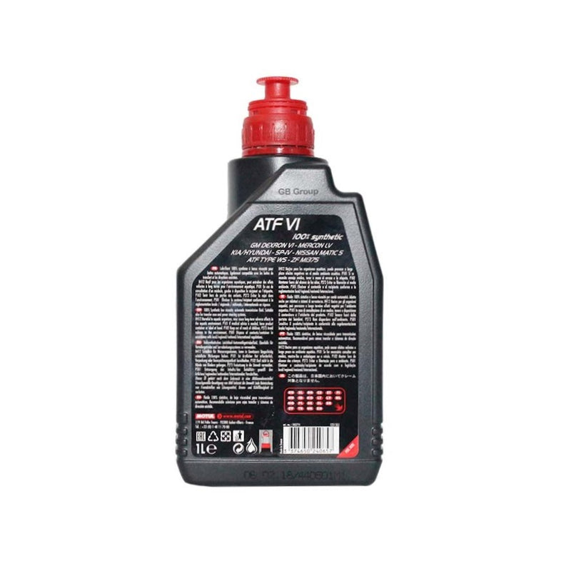 Motul ATF VI lubricante para transmisiones automáticas 100% sintético botella de 1 litro 105774.