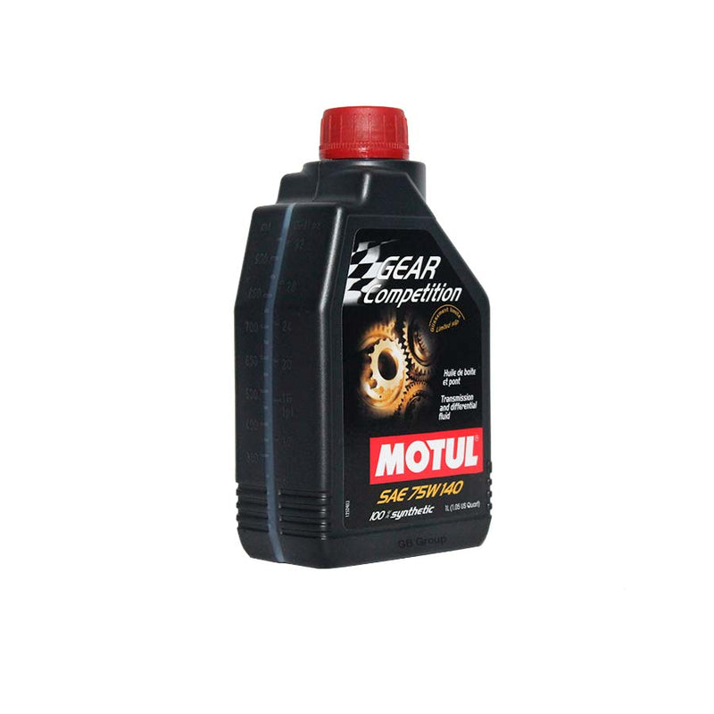 Motul Gear Compétition SAE 75W140 lubricante para engranes 100% sintético tecnología Ester botella de 1 litro 105779.