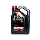 Motul 8100 X-Clean +  SAE 5W30 ACEA C3 Euro IV V MB 229.51 BMW LL-04 VW 504 00 507 00 100% sintético garrafa 5 litros 106377.