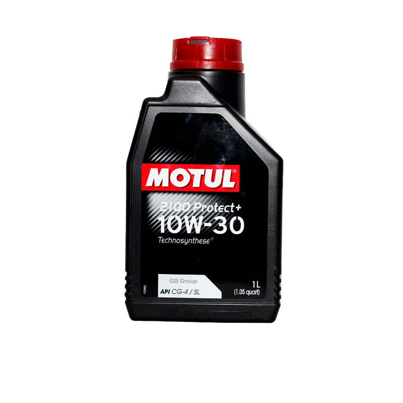 Motul 2100 Protec+ SAE 10W30 SL Technosynthese botella de 1 litro 106431.