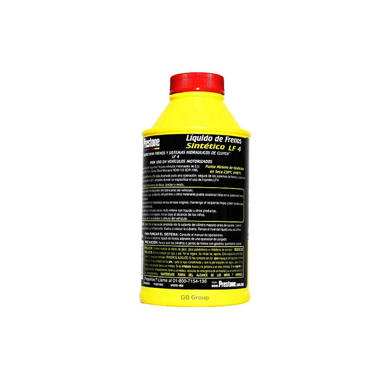 Prestone líquido para frenos LF4 DOT 4 botella de 350 ml. BF6000M3.
