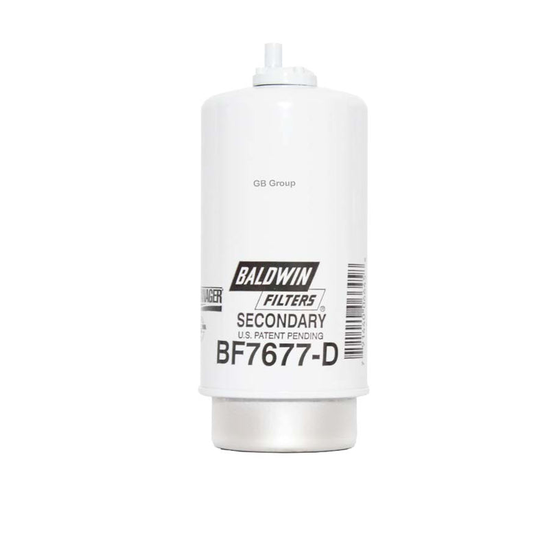BF7677-D Baldwin filtro separador de combustible/agua con purgador de equipos Case, New Holland. P550435 FS19614 PS8239 GPP-423 FF1179-D WK8123 L8680F SFC-4302 33633