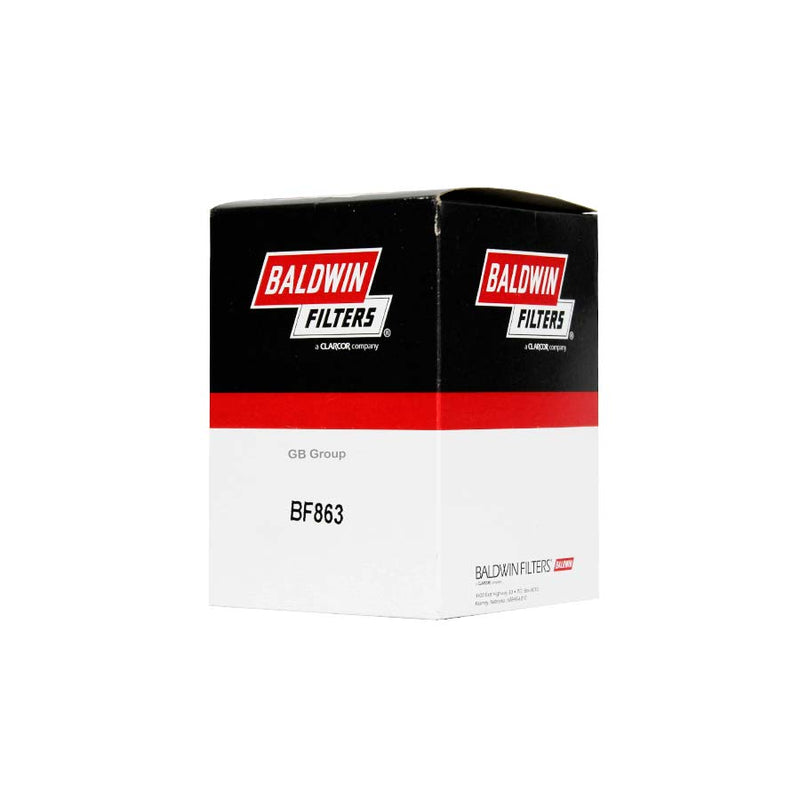 BF863 Baldwin filtro para combustible de equipos Case. P553693 FF204 GPP-18 GP-62 FC-7922 33368. A39868