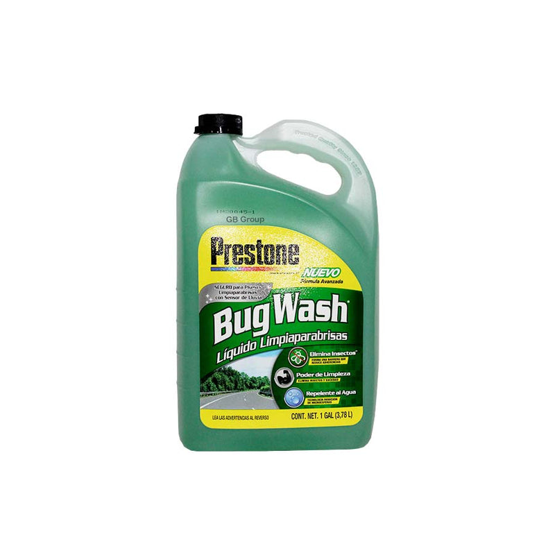 Prestone Bug Wash líquido limpiaparabrisas galón de 3.78 lts. BW7000M BW7000M-M2 BW7000M-M3
