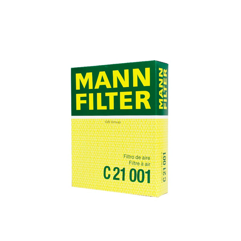 C21001 Mann filtro para aire de camionetas Nissan NP300 4 cilindros 2.5 litros 2018-15 QR25. 143-3531 CA12180 GAD-295 F21A00.