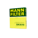 CUK26010 Mann filtro de cabina con carbón activado de Seat Toledo 4 cilindros 1.6 litros 2014-19. LA1098 WP2087.
