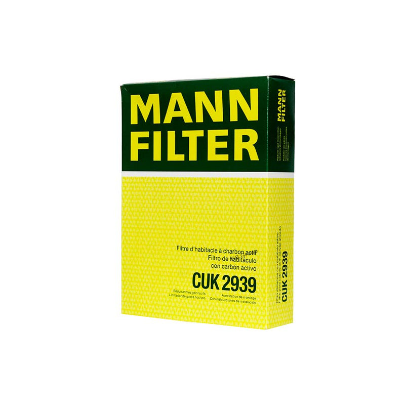 CUK2939 Mann filtro de cabina con carbón activado de Volkswagen Bora 5 cilindros, 2.5 litros 2006-13. CF10373 CFI1K28CA LAK181 24489.