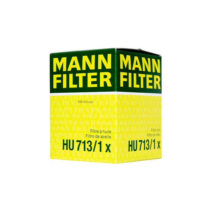 HU713/1X Mann filtro para aceite de Dodge Dart 4 cilindros, 1.4 litros 2013-16, Fiat 500 4 cilindros, 1.4 litros 2010-17, Jeep Renegade 4 cilindros, 1.4 litros 2015-17. 150-3083 G-713 CH9713 OF-7300.