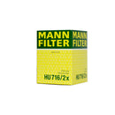 MANN FILTRO PARA ACEITE PARTNER 1.6 LTS HDI 2008-10 HU716/2X OX1712DECO G241 F