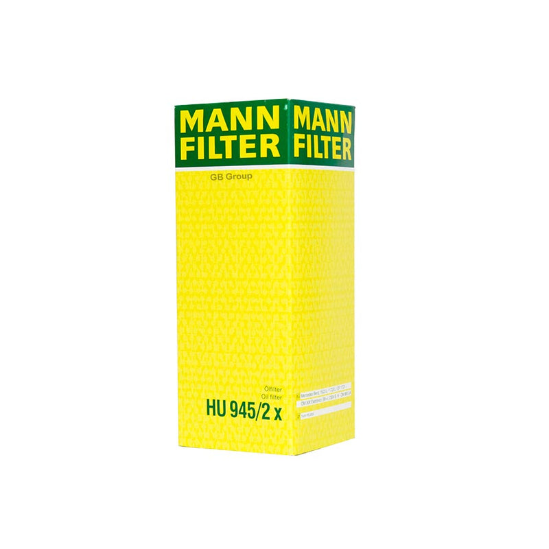 HU945/2X Mann filtro para aceite de motores Mercedes-Benz OM906, OM906LA, MBE900. P7188 P550761 LF3914 CH9389ECO G-3754 57215.