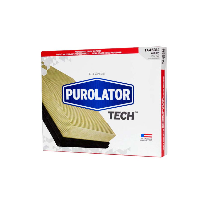 TA45314 Purolator Tech filtro para aire de Chevrolet Silverado 1999-2018. 143-3435 CA8755 GA-348 F-87A55 LX2562 A-6523 42487.