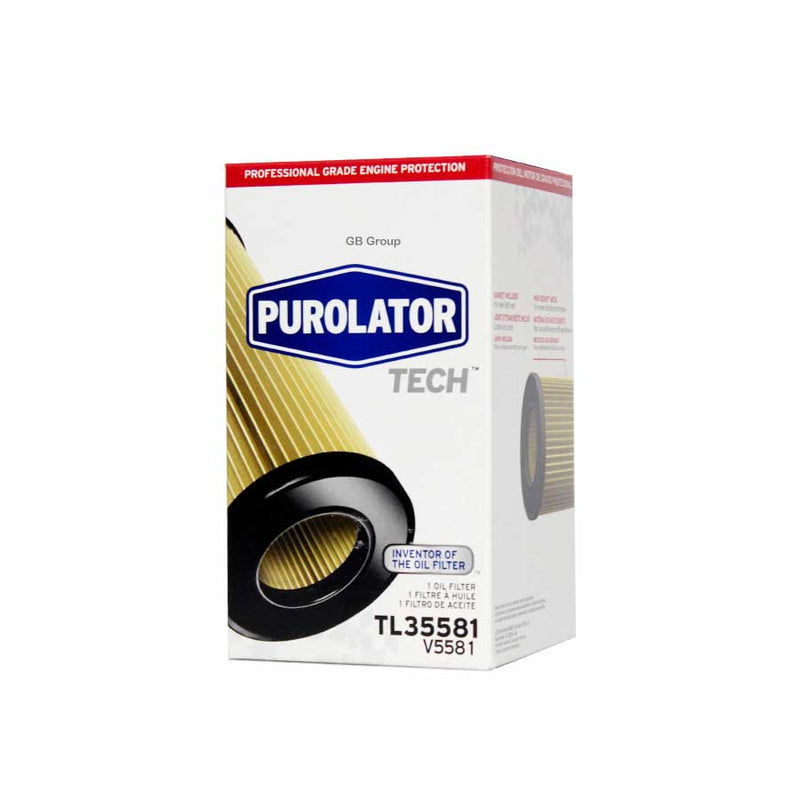 TL35581 Purolator Tech filtro para aceite de Bora 5 cilindros 2.5 litros 2005-2010. P7399 CH9911 G-313 OX379D HU719/6X OF-5562.